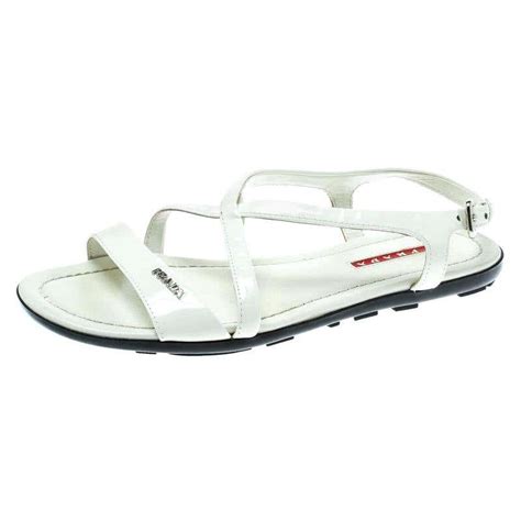 prada sport white sandals|More.